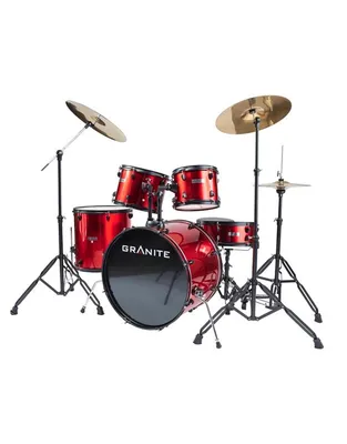 GRANITE Studio Beat Red Drumset Ντραμς με Πιατινία