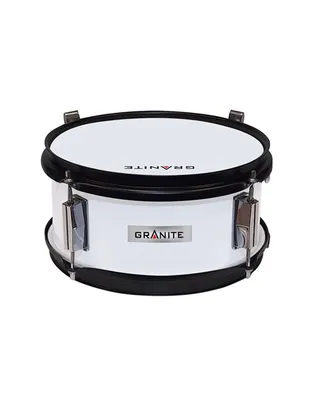 GRANITE Ταμπούρο Junior 10'' x 5'' White με ζώνη και μπαγκέτες