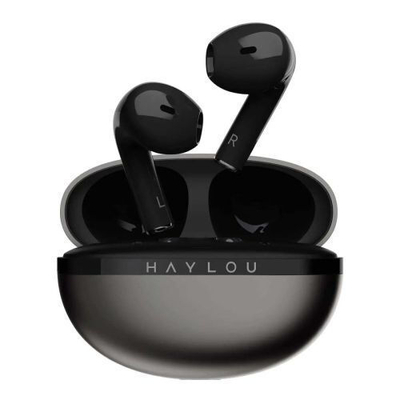 HAYLOU X1 2023 BLACK – BLUETOOTH TWS SEMI-EAR EARBUDS BT 5.3 12MM DYNAMIC COIL 24H IPX4 WATERPROOF