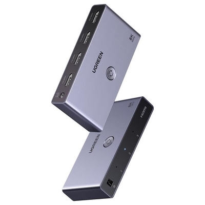  HDMI Switch 3 Θέσεων 8K/60Hz UGREEN CM624 15604, με USB τροφοδοσία