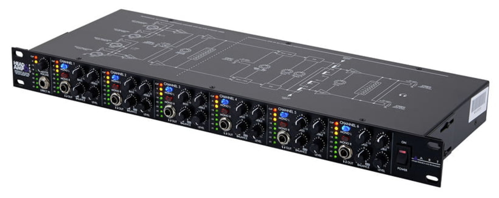 ART  ART HeadAmp 6 Pro - Ενισχυτής Ακουστικών 6 Καναλιών