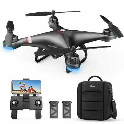 Holy Stone HS110G FPV Drone Full HD 1080p Camera and GPS With 2 Batteries and Carrying Bag