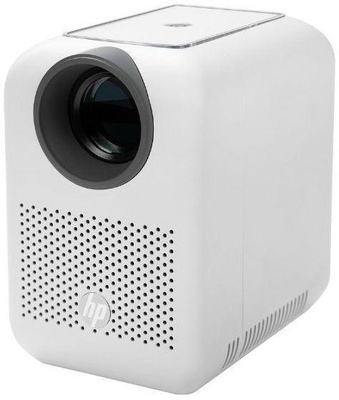HP CC180W Projector HD Λάμπας LED με Wi-Fi και Ενσωματωμένα Ηχεία Λευκός