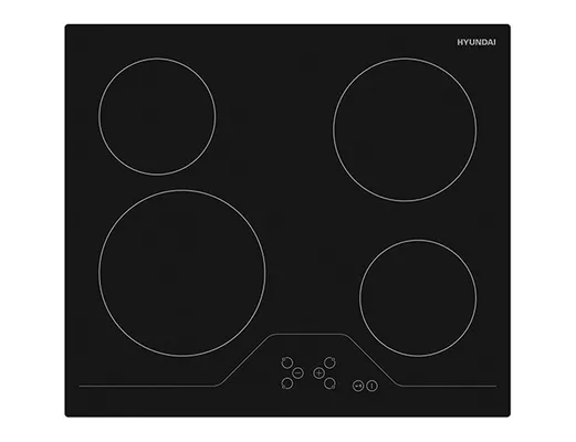 Hyundai HBIH19-04V Κεραμική εστία με πλάτος 60cm και 4 ζώνες μαγειρέματος