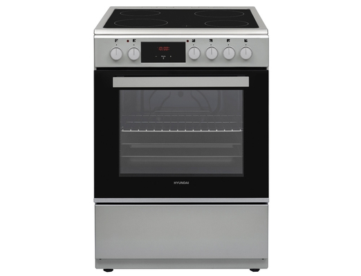 Hyundai HCVC24V-7260V/S με κεραμικές εστίες, χωρητικότητα φούρνου 69L, 5 λειτουργίες ψησίματος και ενεργειακή κλάση Α
