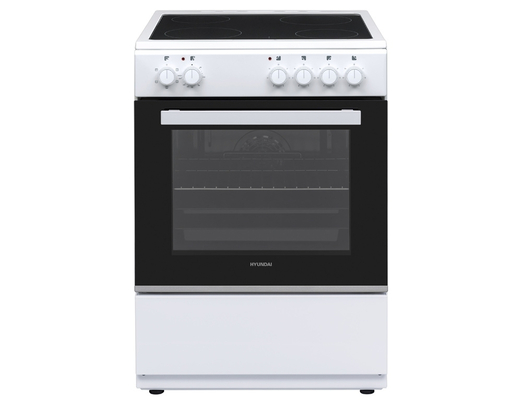 Hyundai HCVC24V-7260VS/W με κεραμικές εστίες, χωρητικότητα φούρνου 69L, 5 λειτουργίες ψησίματος και ενεργειακή κλάση Α