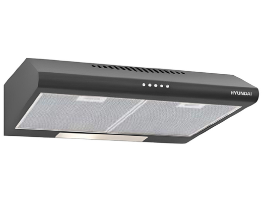 Hyundai HHD23-S5562BL με πλάτος 60cm και απορροφητική ισχύ 450 m³/h - Μαύρο