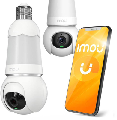 IMOU CAMERA BULB 5MP, WIFI, PAN&TILT.291-50-IMCB5