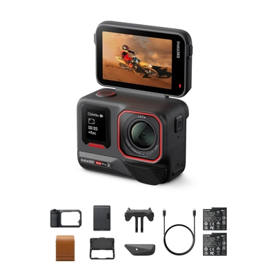 Insta360 Ace Pro 2 Flash Print Bundle Action Camera - With pocket printer, prints instantly