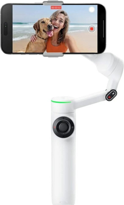Insta360 Flow 2 Pro Creator Bundle (White) A.I. Powered Gimbal Stabilizer for Smartphone