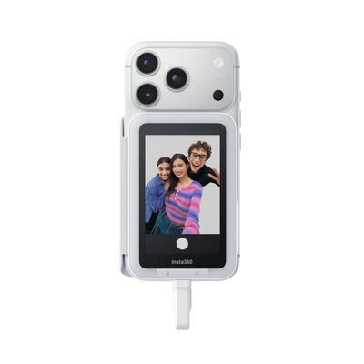 Insta360 Snap Selfie Screen with Light – USB-C Rear Camera Selfie Screen for iPhone-Android