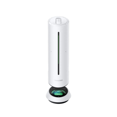 Insta360 Wave Arctic White – AI Speakerphone for Meetings, Recordings, Podcasts, Live Streams