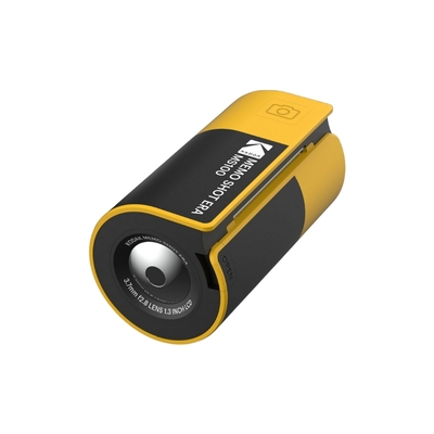 Kodak Memo Shot ERA -  2-in-1 Instant Camera and Photo label Printer + one Roll, Yellow