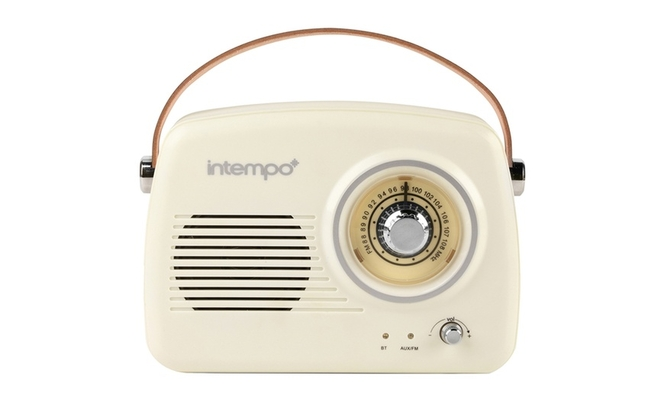 Intempo EE3332BLUSTKEU Retro Bluetooth Cream