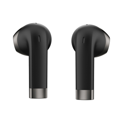 Intezze TRIQ+ Earbud Bluetooth Handsfree Ακουστικά με Θήκη Φόρτισης Μαύρα