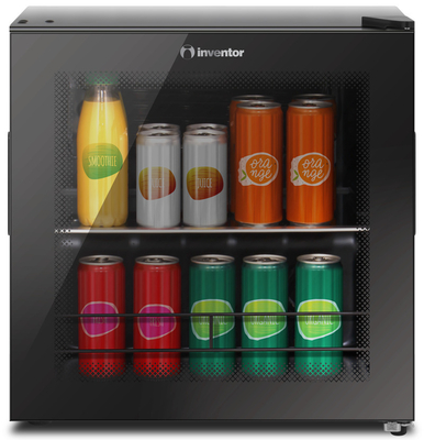 Inventor BC-44BE Mini Bar Βιτρίνας 44lt, Ενεργειακής Κλάσης F 49.5x47x44cm
