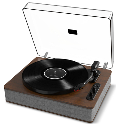 Ion Audio Luxe LP Wireless Turntable - Ασύρματο Bluetooth Πικάπ με Ενσωματωμένα Ηχεία Stereo. Espresso (LUXELPESPXUS)