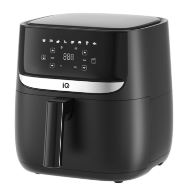 IQ AF-002 Φριτέζα Αέρος με Αποσπώμενο Κάδο XL 5.7lt 1700W Μαύρη