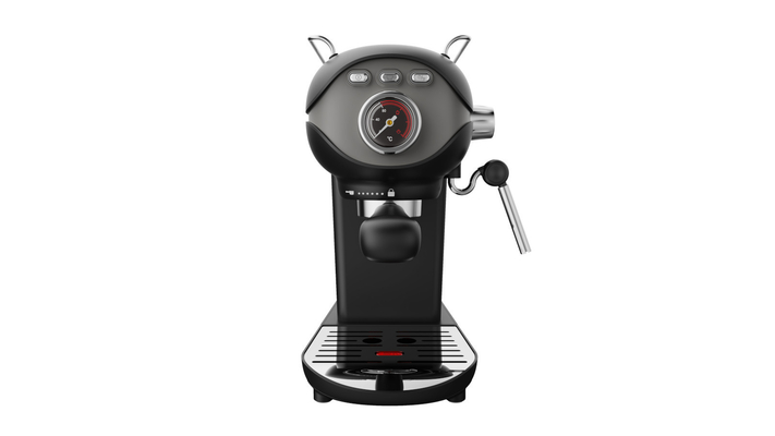 IQ CM-185 Μηχανή Espresso 1050W Πίεσης 20bar Μαύρη