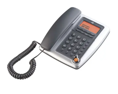 IQ DT-840CID Ενσύρματο Τηλέφωνο Γραφείου Μαύρο
