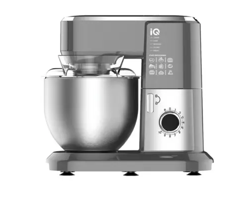 IQ EM-535 Κουζινομηχανή 1300W με Ανοξείδωτο Κάδο 6lt Γκρι