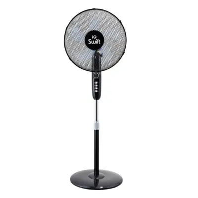 IQ PSF 40-5 Ανεμιστήρας Ορθοστάτης μαυρος 50W Διαμέτρου 40cm