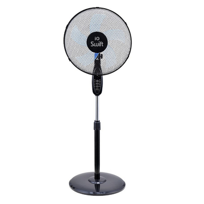 IQ PSF-40-5R Ανεμιστήρας Ορθοστάτης 50W Διαμέτρου 40cm με Τηλεχειριστήριο (Black)