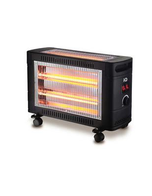 IQ Σόμπα Χαλαζία με Θερμοστάτη 2400W HT-1482 (Black)