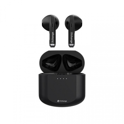 iXchange ES-02 In-ear Bluetooth Handsfree Ακουστικά με Θήκη Φόρτισης Μαύρα  iXchange ES-02 In-ear Bluetooth Handsfree Ακουστικά με Θήκη Φόρτισης Μαύρα