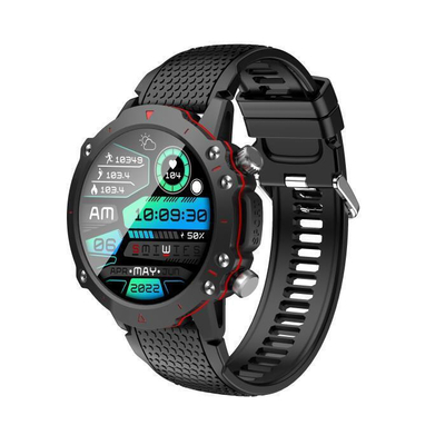 iXchange SW-07 Smartwatch με Παλμογράφο (Μαύρο)