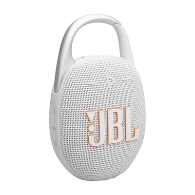 JBL JBL Clip 5, Portable Bluetooth Speaker White
