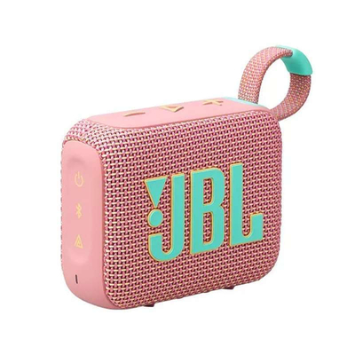 JBL GO4, Portable Bluetooth Speaker, Water/Dust proof IP67, (Pink)