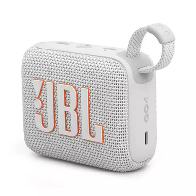 JBL GO4, Portable Bluetooth Speaker, Water/Dust proof IP67, (White)