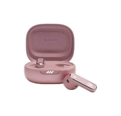 JBL Live Flex, True Wireless Ear-Buds Headphones, True ANC, Wrl. Charging, IP54, Touch - Rose (JBLLIVEFLEXROS)
