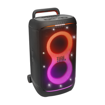 JBL Partybox 520, Portable BT Party Speaker, IPX4, Lightshow, Wheels (Black)