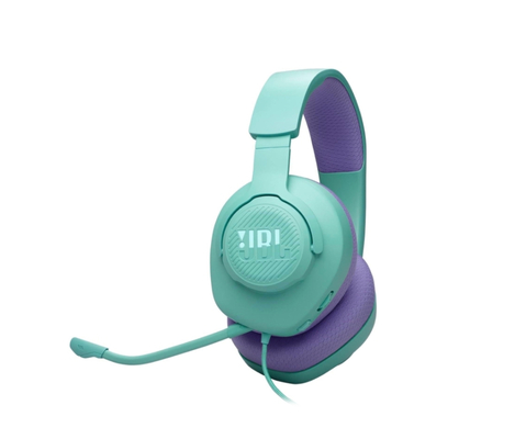 JBL Quantum 100M2, Over-Ear Wired Gaming Headset (Cyan)