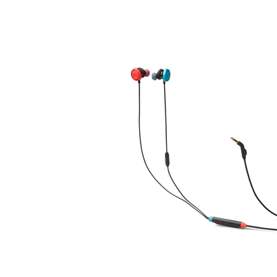 JBL Quantum 50N In Ear Gaming Headset με σύνδεση 3.5mm Μπλε / Κόκκινο