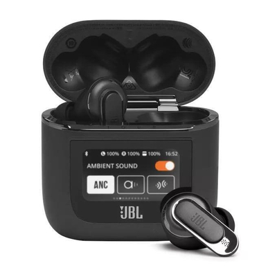 JBL Tour Pro 2, True Wireless In-Ear Headphones, True ANC, Smart Case - Black (JBLTOURPRO2BLK)