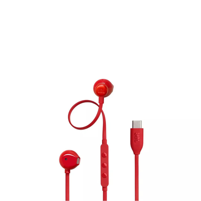 JBL Tune 305C Ear-Buds Headphones Red