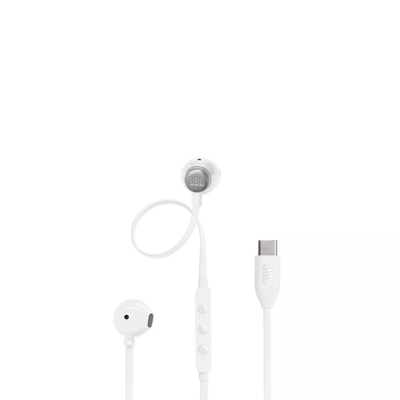 JBL Tune 305C Ear-Buds Headphones White