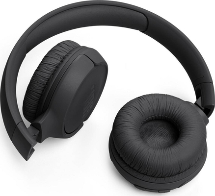 JBL Tune 520BT On-Ear Bluetooth Headphones, Multipoint, APP - Black (JBLT520BTBLKEU)