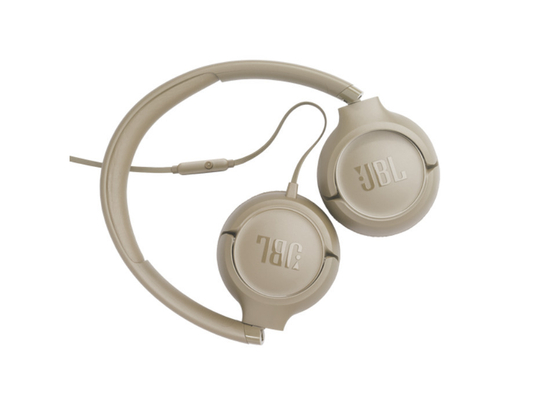 JBL Tune 530 Ενσύρματα On Ear Ακουστικά Beige