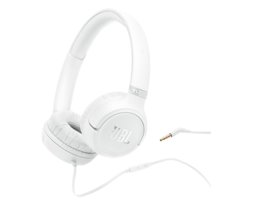 JBL Tune 530 Ενσύρματα On Ear Ακουστικά White