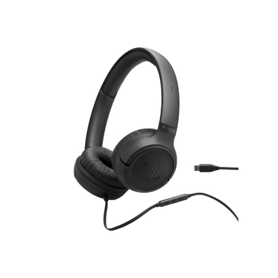 JBL Tune 530C, On-Ear Wired Headphones Black