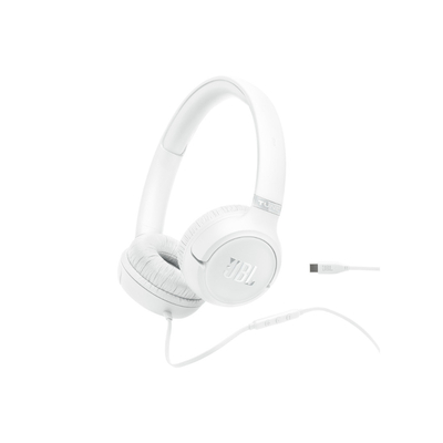 JBL Tune 530C, On-Ear Wired Headphones White