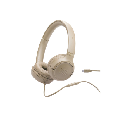 JBL Tune 530C, On-Ear Wired Headphones Beige