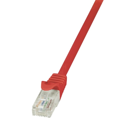 Καλώδιο Δικτύου UTP CAT6 LogiLink CP2014U 0.25m Κόκκινο