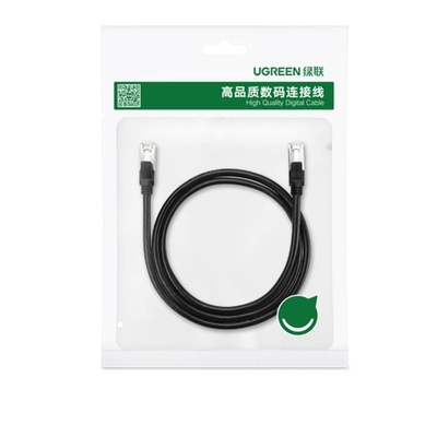 Καλώδιο Δικτύου UTP CAT6 UGREEN NW101 50184 1m Flat Pure Copper Μαύρο