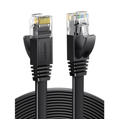 Καλώδιο Δικτύου UTP CAT6 UGREEN NW102 50172 0.5m Flat Μαύρο