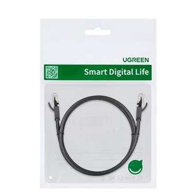 Καλώδιο Δικτύου UTP CAT6 UGREEN NW102 50180 15m Flat Μαύρο